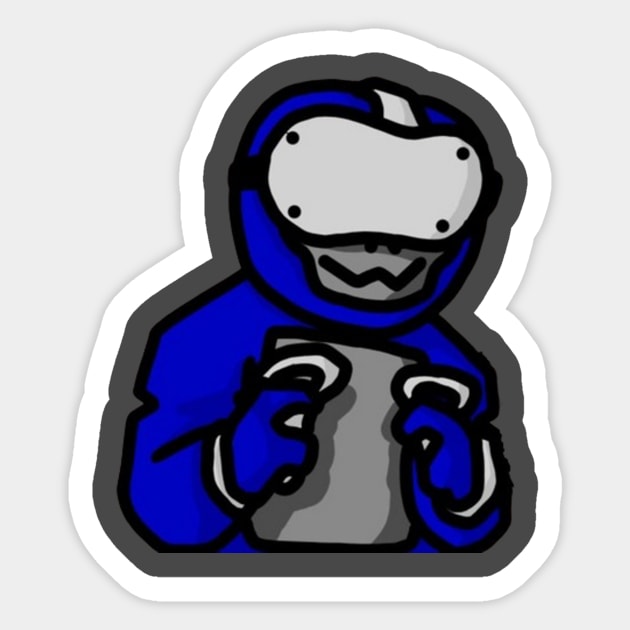 Cool Little VR Creature (Small Version) Sticker by VRMonkeyz